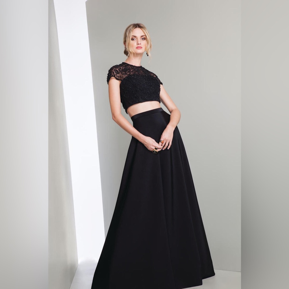 LM by Mignon 2 Pc Beaded Gown